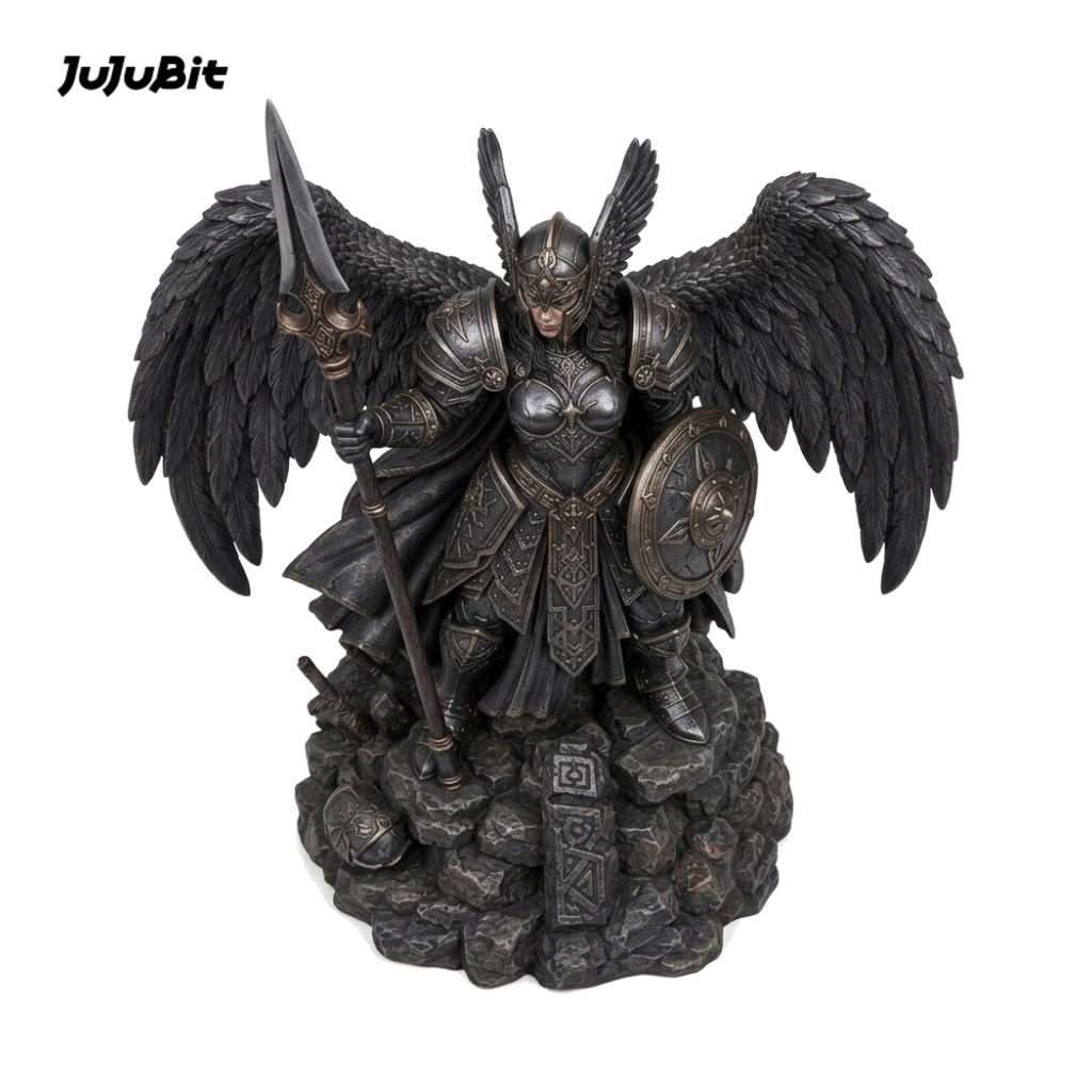 Dusk Valkyrie-Detailed Sculpt Miniature for RPG, Display & Collection