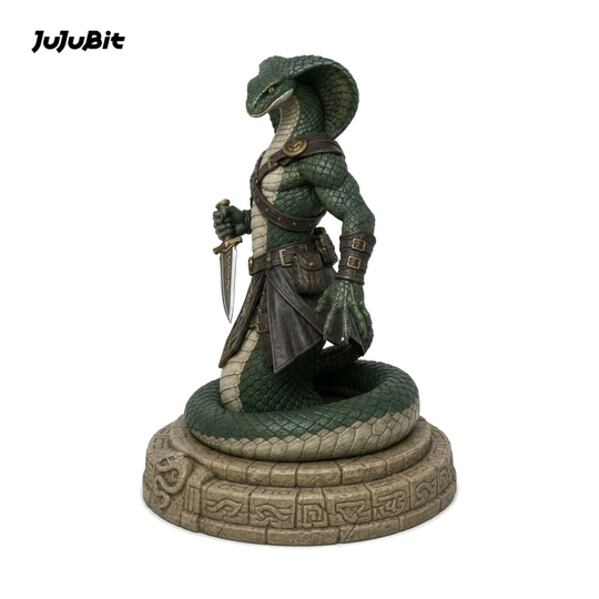 Duskfang Yuan-ti Rogue-Detailed Sculpt Miniature for RPG, Display & Collection