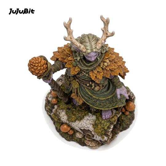 Duskhollow Fey Druid-Detailed Sculpt Miniature for RPG, Display & Collection