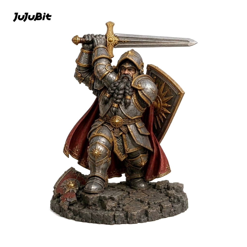 Duskvow Hexblade-Detailed Sculpt Miniature for RPG, Display & Collection