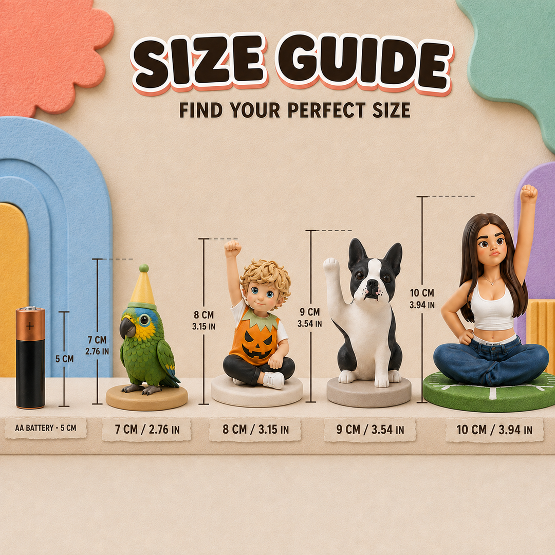 Personalized Oddball Ring Holder | Transform Your Photo into a Unique 3D Figurine