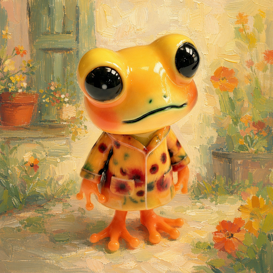 Sunny WAWA — JuJuBit Collectible Art Toy for Gifting, Desk Decor & Display