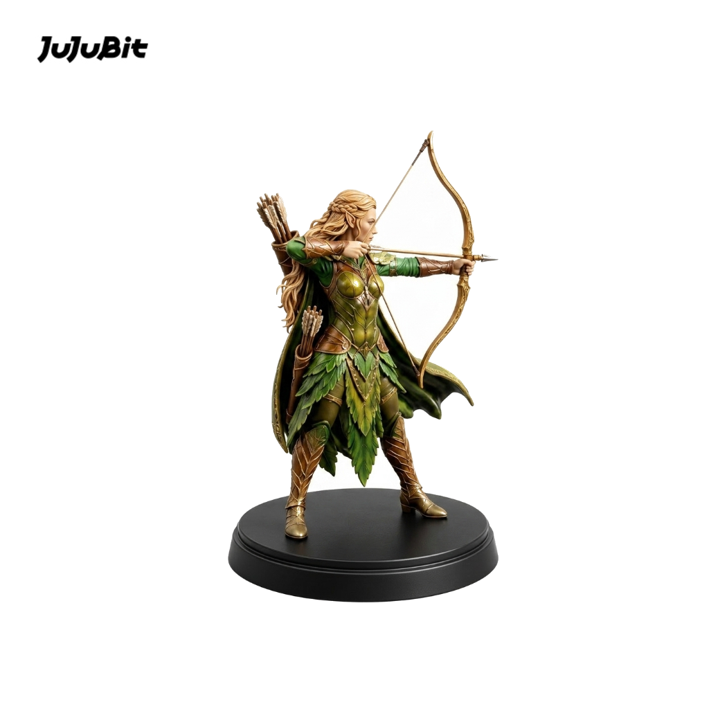 Elven Archer-Detailed Sculpt Miniature for RPG, Display & Collection