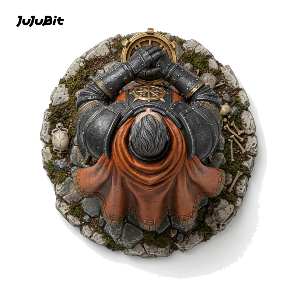 Ember Warden-Detailed Sculpt Miniature for RPG, Display & Collection