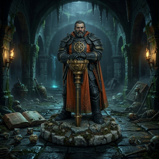 Ember Warden-Detailed Sculpt Miniature for RPG, Display & Collection