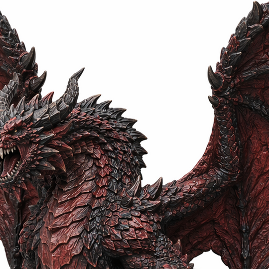 Emberfang Dragon Tyrant-Detailed Sculpt Miniature for RPG, Display & Collection