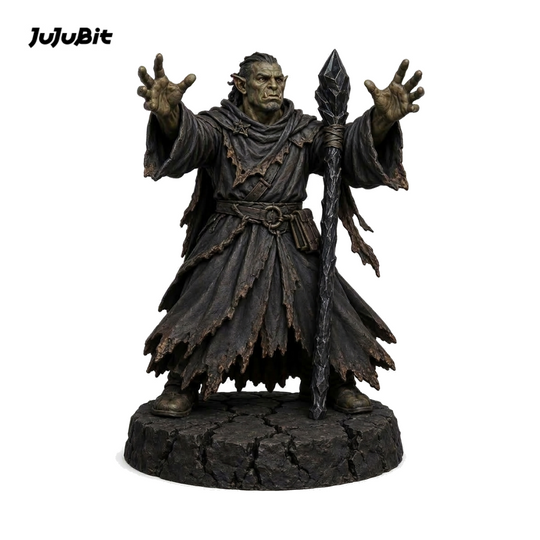 Emberpeak Pyromancer-Detailed Sculpt Miniature for RPG, Display & Collection