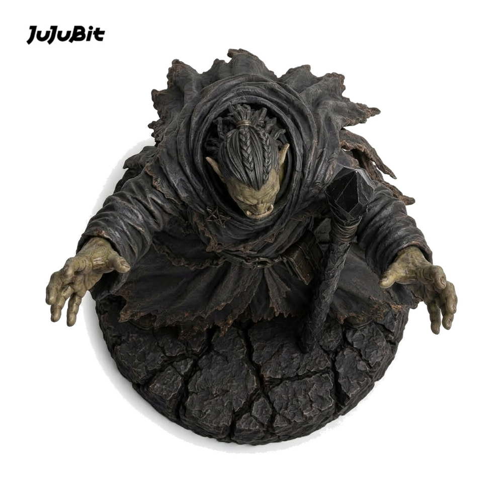 Emberpeak Pyromancer-Detailed Sculpt Miniature for RPG, Display & Collection
