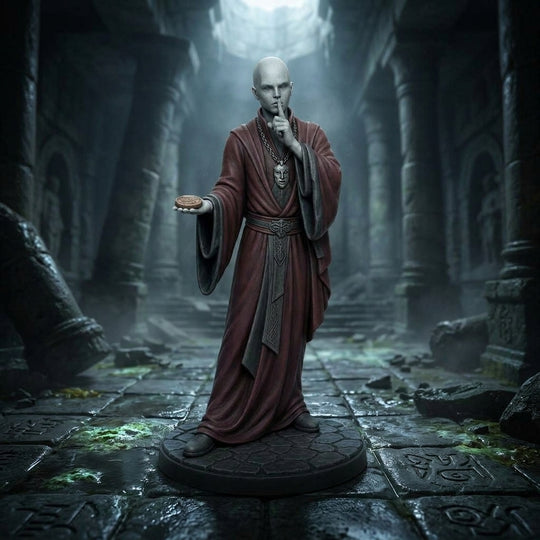 Emberveil Changeling Trickery Cleric-Detailed Sculpt Miniature for RPG, Display &amp; Collection