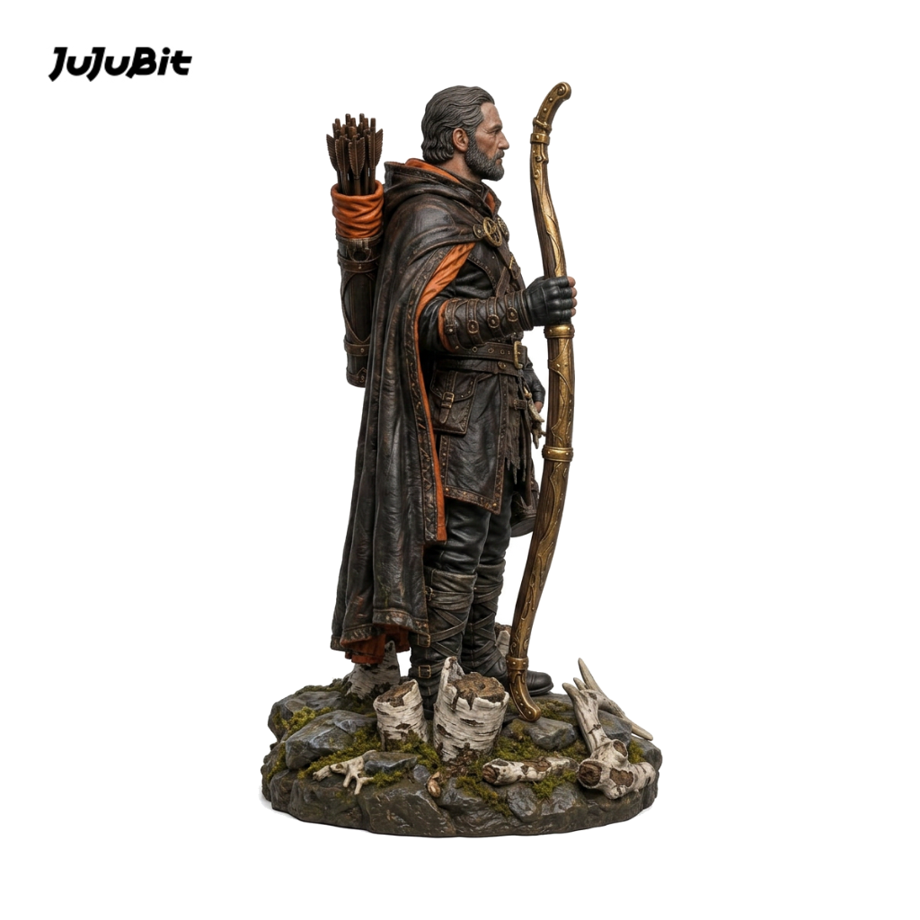 Embervow Ranger-Detailed Sculpt Miniature for RPG, Display & Collection