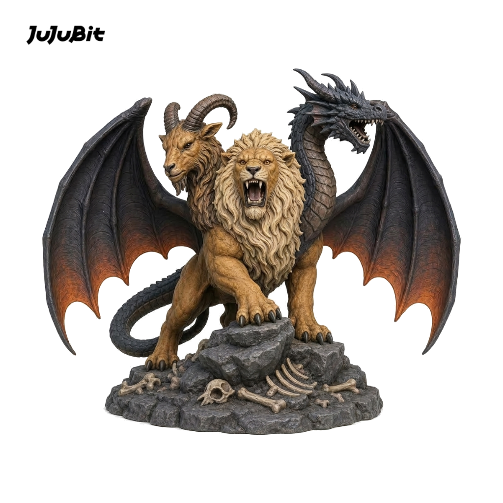 Emberwing Chimera-Detailed Sculpt Miniature for RPG, Display & Collection