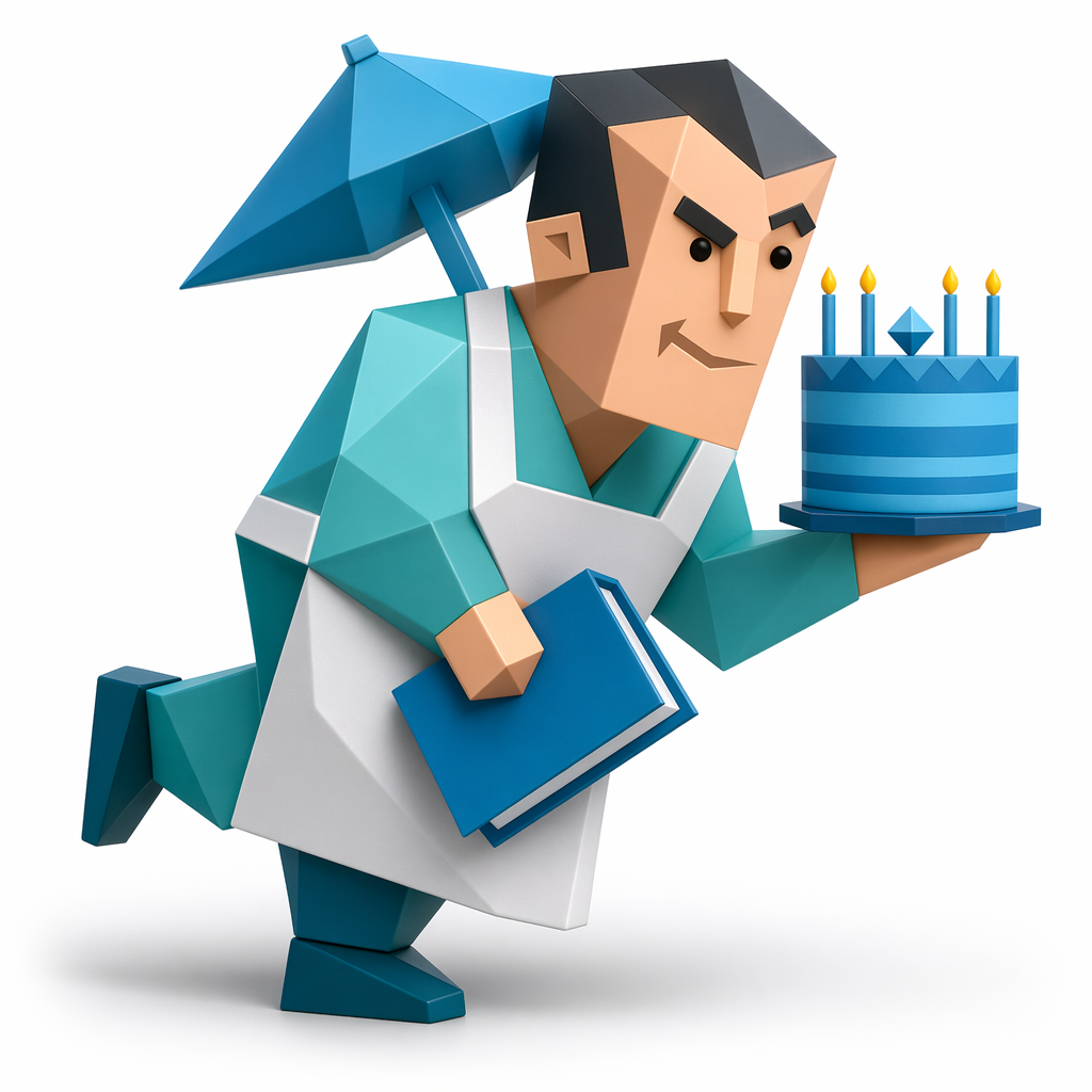ESFJ personality art toy - The Consul low poly 3D collectible figurine