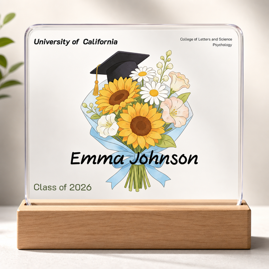 Personalized Text Acrylic Board | Custom Holiday & Celebration Keepsake