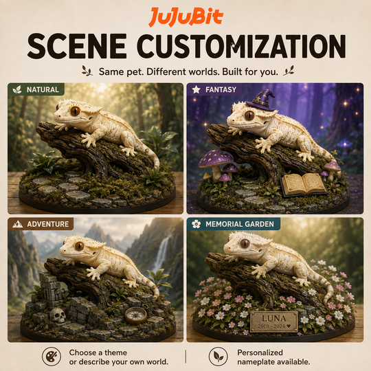 Custom Exotic Pet Figurine | Turn Your Pet Into a Magical Mini World