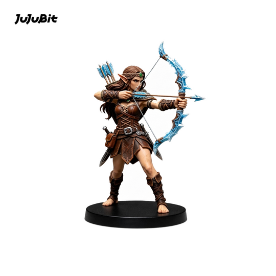 Emerald Huntress-Detailed Sculpt Miniature for RPG, Display & Collection