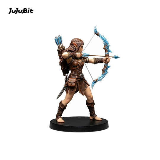 Emerald Huntress-Detailed Sculpt Miniature for RPG, Display & Collection