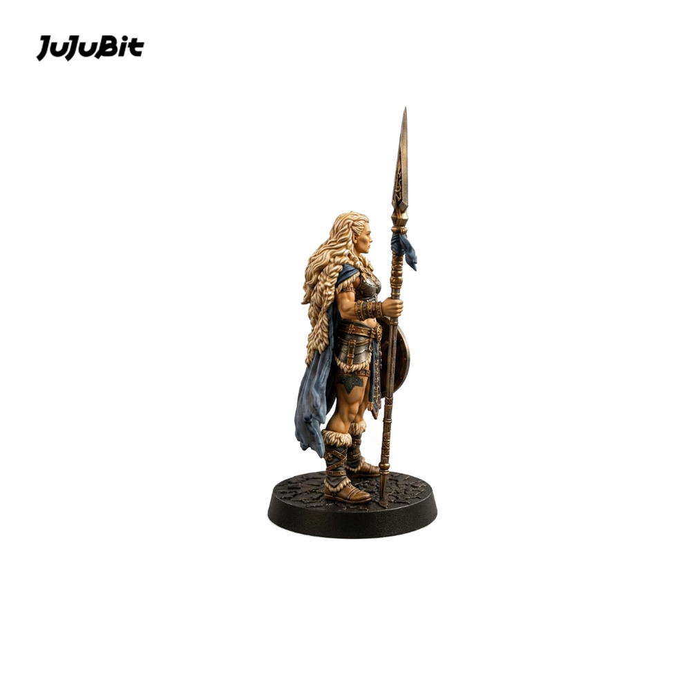 Valiant Valkyrie-Detailed Sculpt Miniature for RPG, Display & Collection