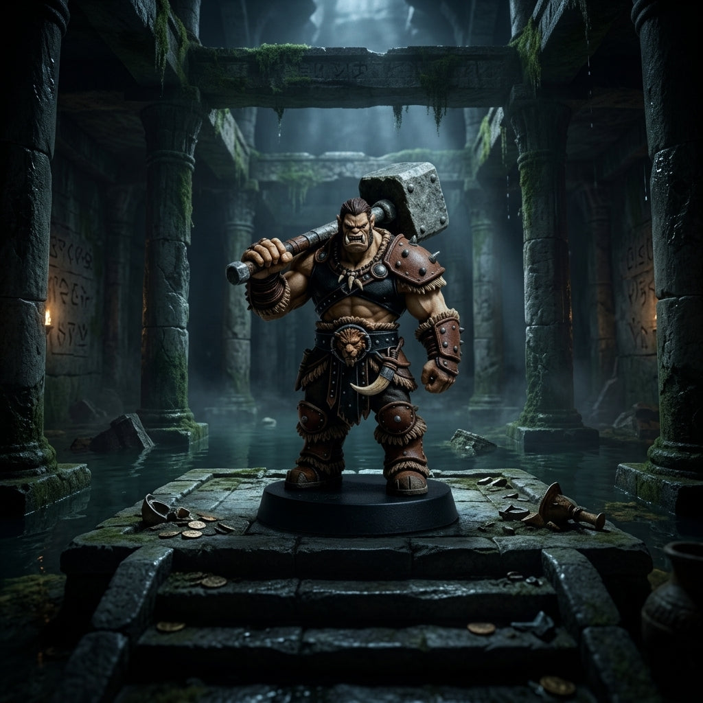 Fantasy Miniatures - Detailed Sculpt Miniature for RPG, Display & Collection