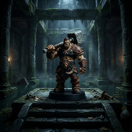 Fantasy Miniatures - Detailed Sculpt Miniature for RPG, Display & Collection