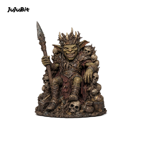 Thornmaw Goblin King-Detailed Sculpt Miniature for RPG, Display & Collection