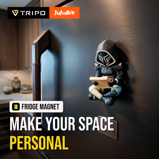 TRIPO Customizable 3D Fridge Magnet - Main Product Image
