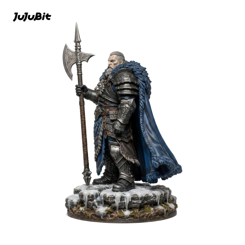 Frost Warden-Detailed Sculpt Miniature for RPG, Display & Collection