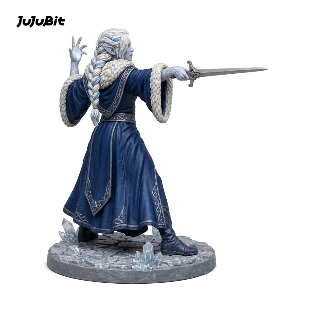 Frostbloom Eladrin Bladesinger-Detailed Sculpt Miniature for RPG, Display & Collection