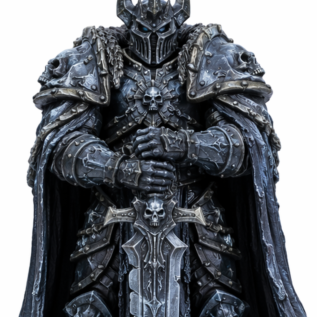 Frostbound Death Knight-Detailed Sculpt Miniature for RPG, Display & Collection