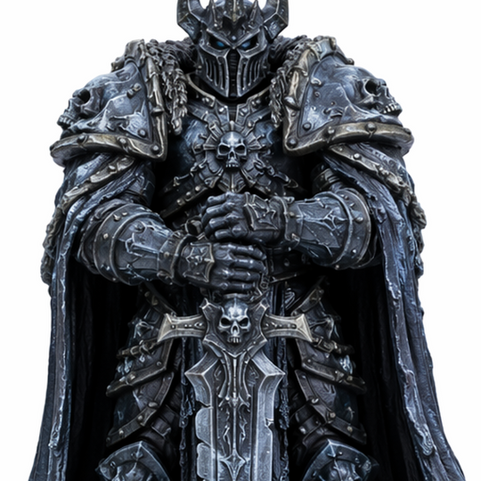 Frostbound Death Knight-Detailed Sculpt Miniature for RPG, Display & Collection