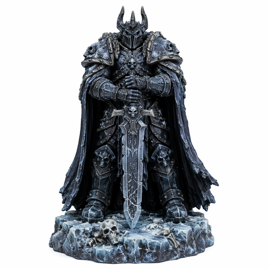 Frostbound Death Knight-Detailed Sculpt Miniature for RPG, Display & Collection