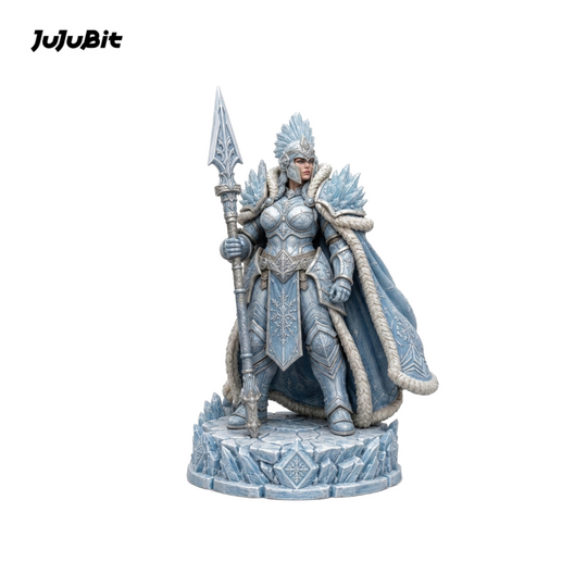 Frostpeak Ice Warden-Detailed Sculpt Miniature for RPG, Display & Collection