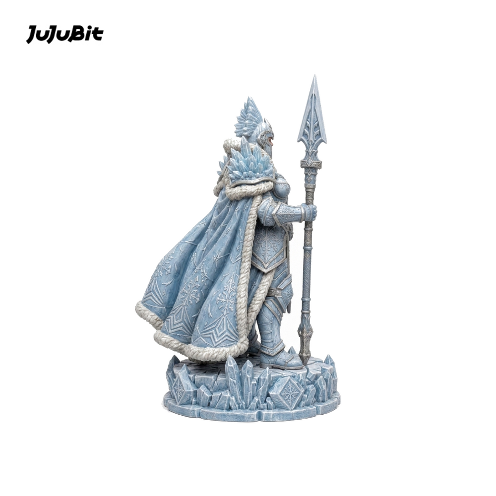 Frostpeak Ice Warden-Detailed Sculpt Miniature for RPG, Display & Collection
