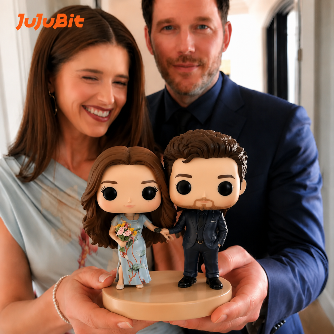 Personalized Mini Pop Couple Figure | Custom Two-Person Collectible