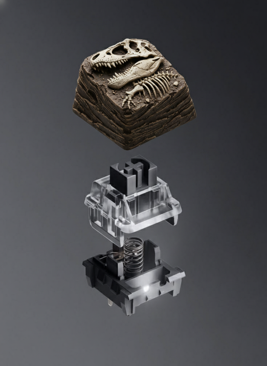 JuJuBit Custom Artisan Keycap for Mechanical Keyboards