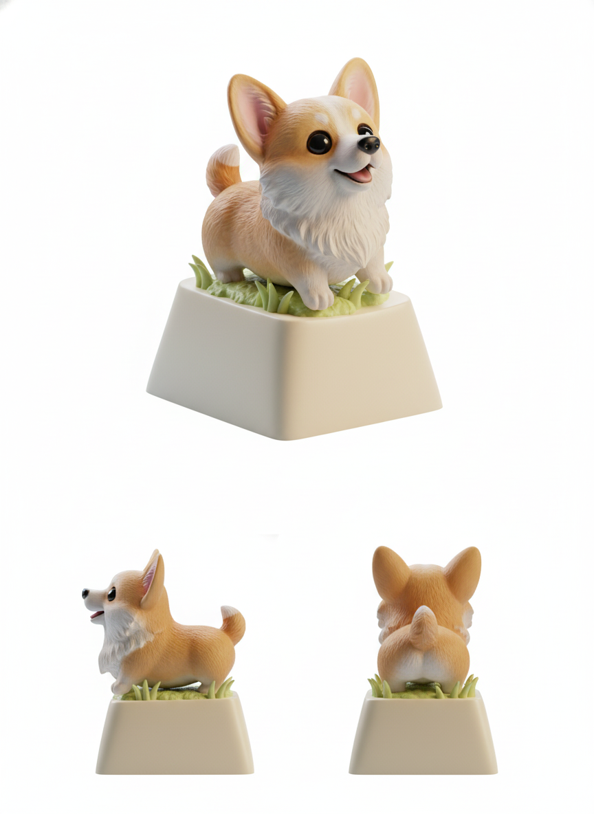 JuJuBit Custom Artisan Keycap for Mechanical Keyboards