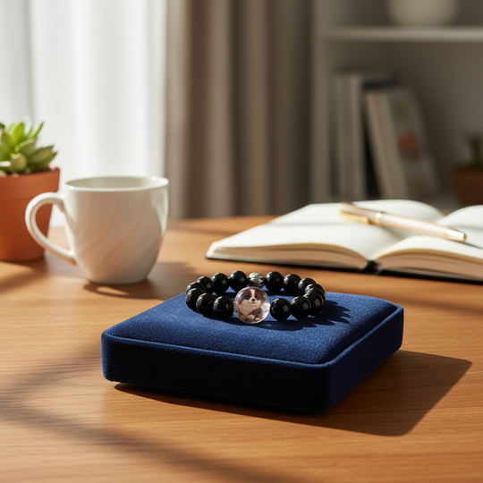 JuJuBit Black Obsidian Bracelet 10mm – Crystal for Protection