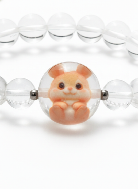 JuJuBit Clear Quartz Bracelet 8mm – Crystal for Healing & Energy