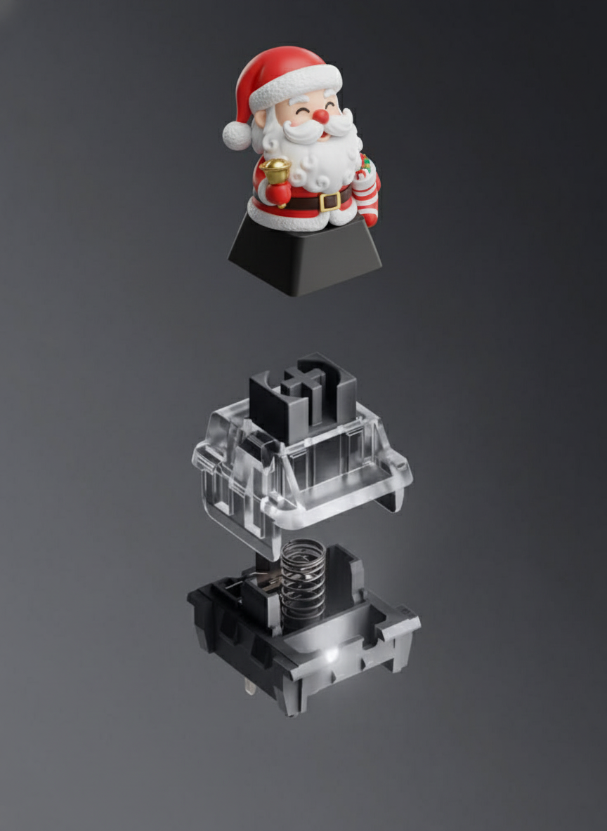 JuJuBit Christmas Classic Artisan Keycap for Mechanical Keyboards