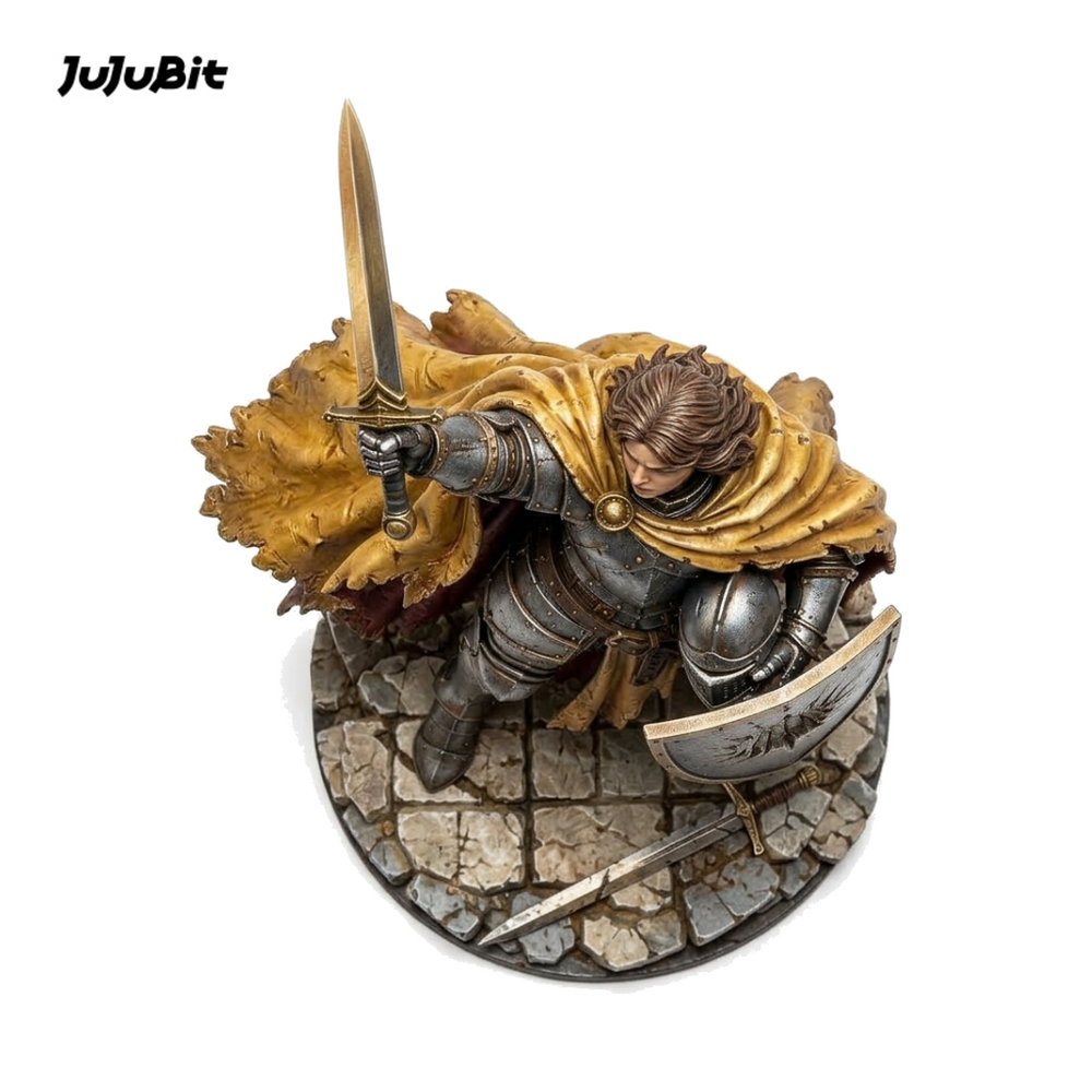 Goldenmantle Champion-Detailed Sculpt Miniature for RPG, Display & Collection