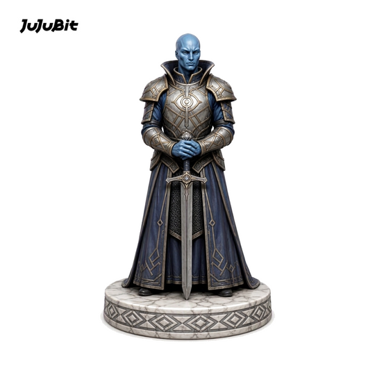 Goldfin Vedalken Paladin-Detailed Sculpt Miniature for RPG, Display & Collection
