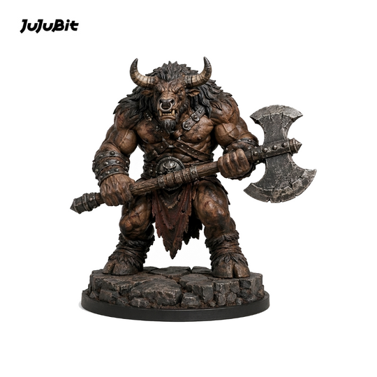 Gorehide Minotaur Berserker-Detailed Sculpt Miniature for RPG, Display & Collection