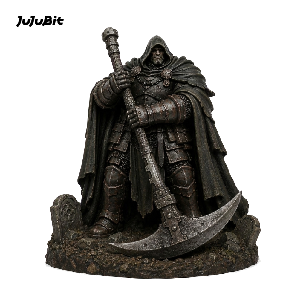 Grave Warden-Detailed Sculpt Miniature for RPG, Display & Collection