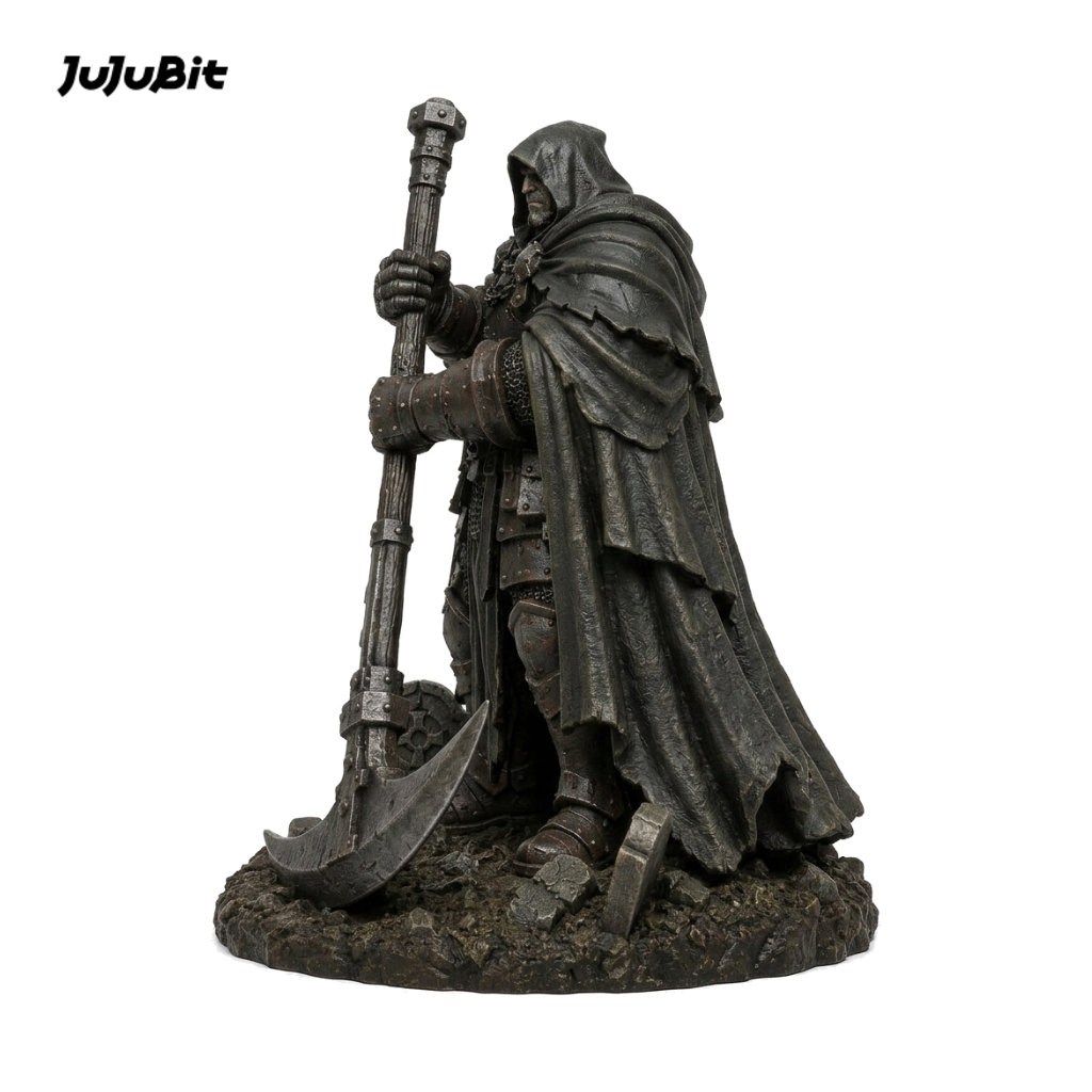 Grave Warden-Detailed Sculpt Miniature for RPG, Display & Collection