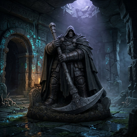 Grave Warden-Detailed Sculpt Miniature for RPG, Display & Collection