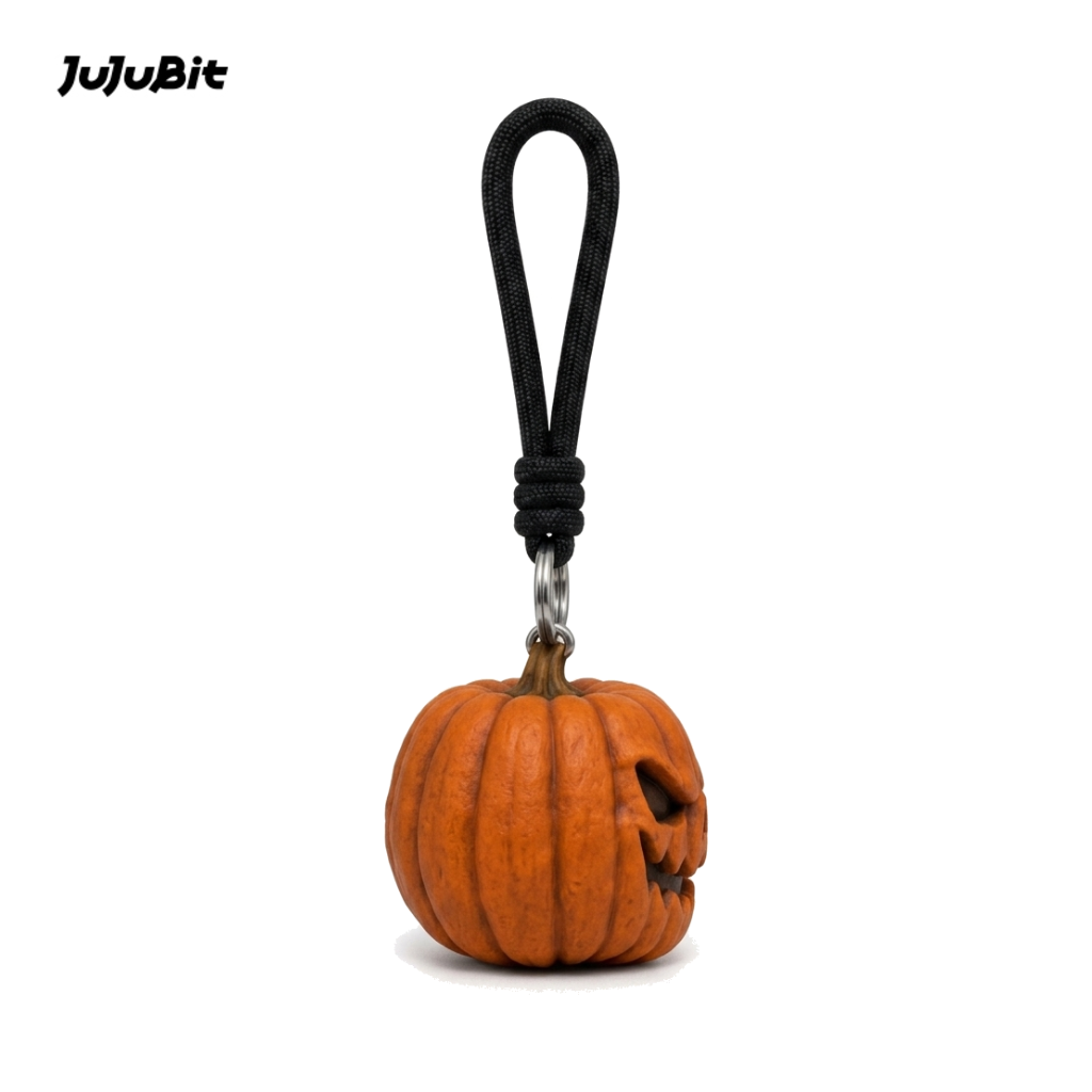 Halloween Pumpkin Keychain