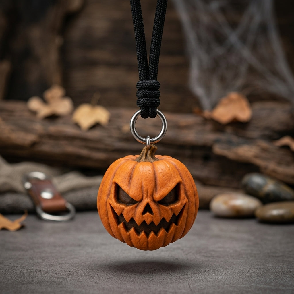 Halloween Pumpkin Keychain