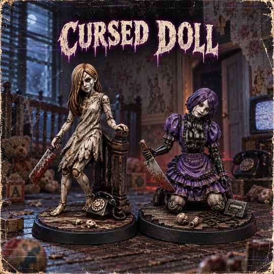 TRPG Horror Character Figurine | Transform Your Favorite Horror Icon into a Collectible Miniature
