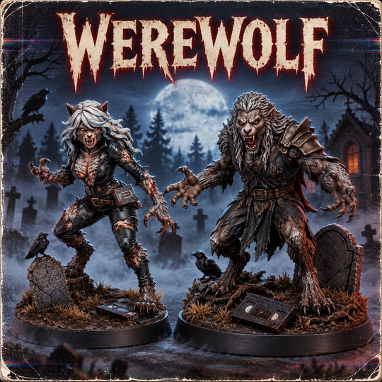 TRPG Horror Character Figurine | Transform Your Favorite Horror Icon into a Collectible Miniature