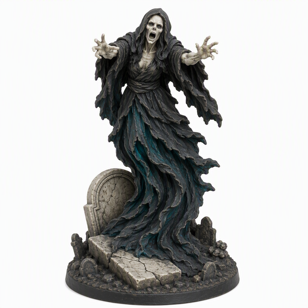 Wailing Banshee-Detailed Sculpt Miniature for RPG, Display & Collection