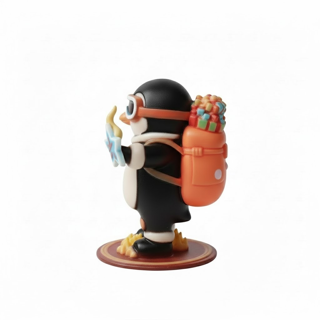 JuJuBit Figurine Customizable Collectible Art Toy Snowbyte